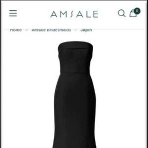 Amsale Jaylin in Black Size 8